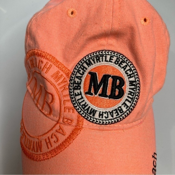 Myrtle Beach baseball Hat orange - Picture 4 of 7